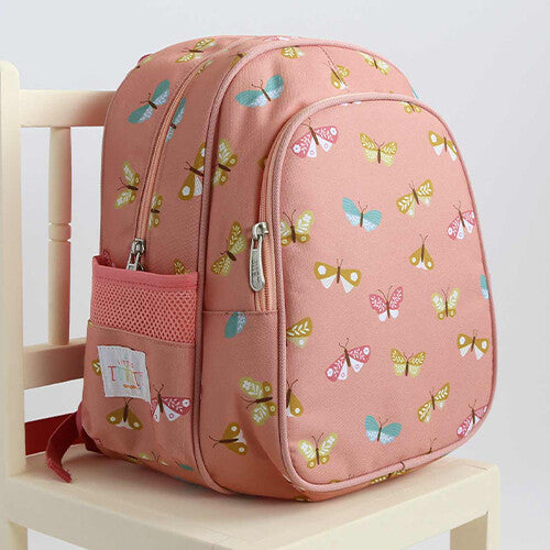 A little lovely company rugzak met koelvak - vlinders - 32 cm