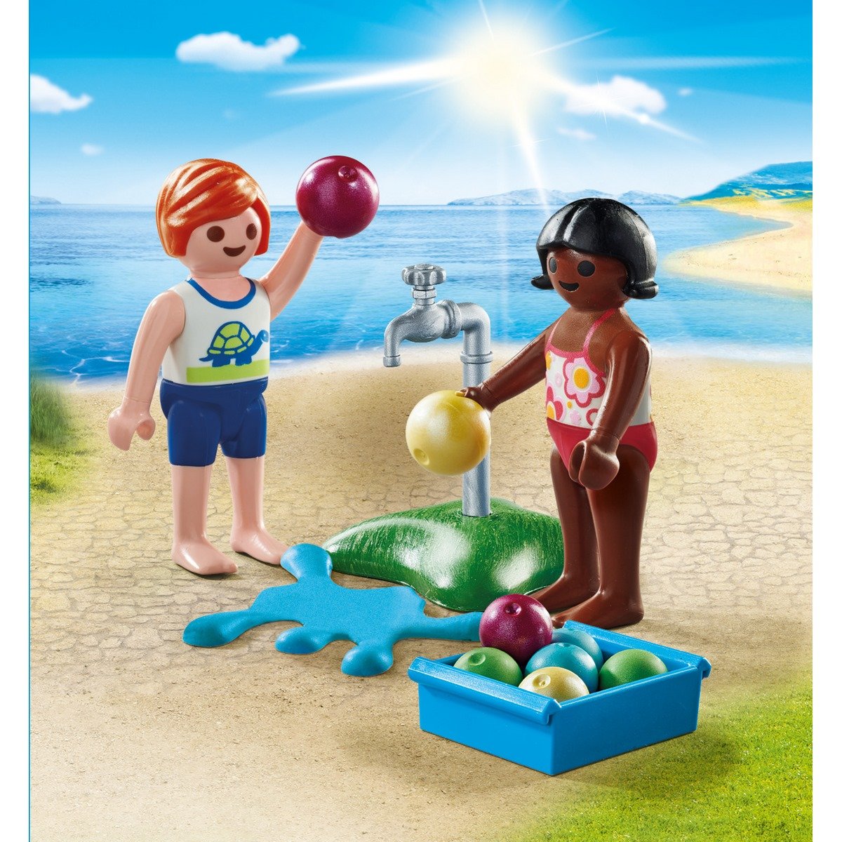 Enfants et ballons d'eau Playmobil Special Plus 7166
