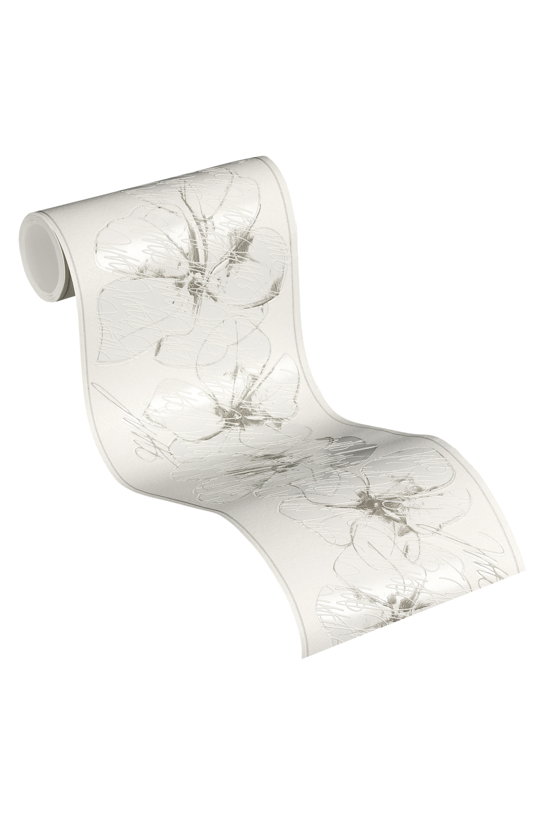 Vlies-Borte ONLY BORDERS 10 - grau-braun - 17 cm