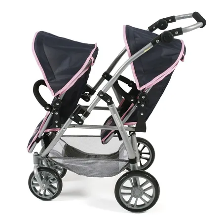 Bayer Chic 2000 Tandembuggy VARIO, Melange grau-navy