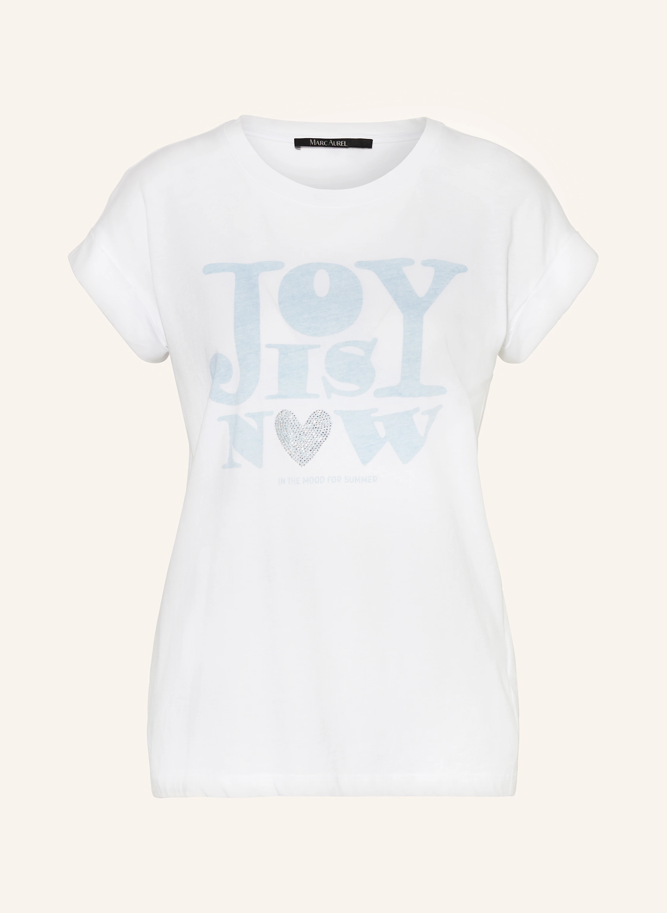 MARC AUREL T-Shirt mit Schmucksteinen