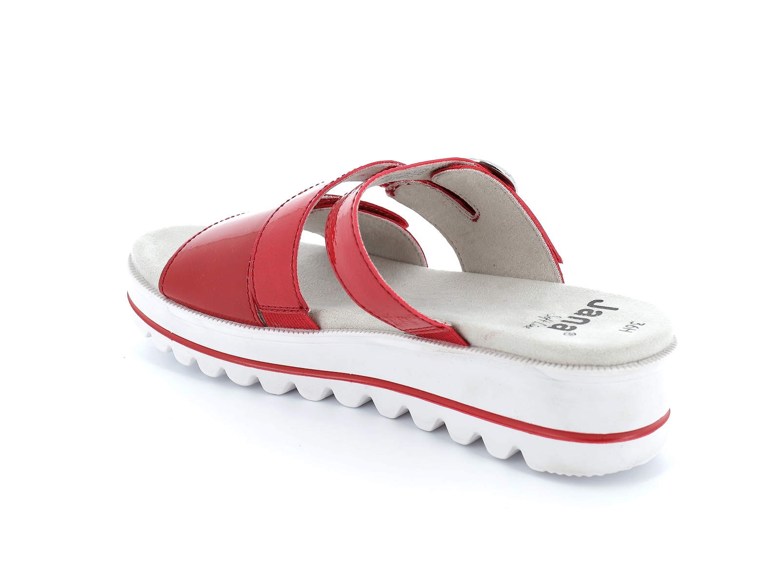 Jana  shoes-27265 Synthétique Verni Rouge
