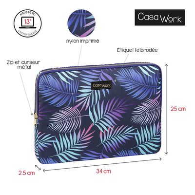 Viquel Casawork - Housse pour ordinateur portable 13″ - Tropical Night
