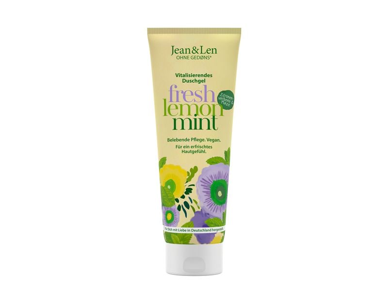 Jean & Len Duschgel Zitronenverbene und Minze 250 ml Natürliche Pflegedusche