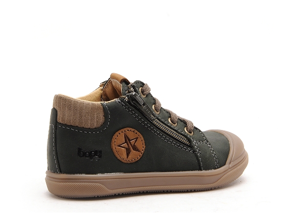 Bopy boots bottine bebe relvet vert