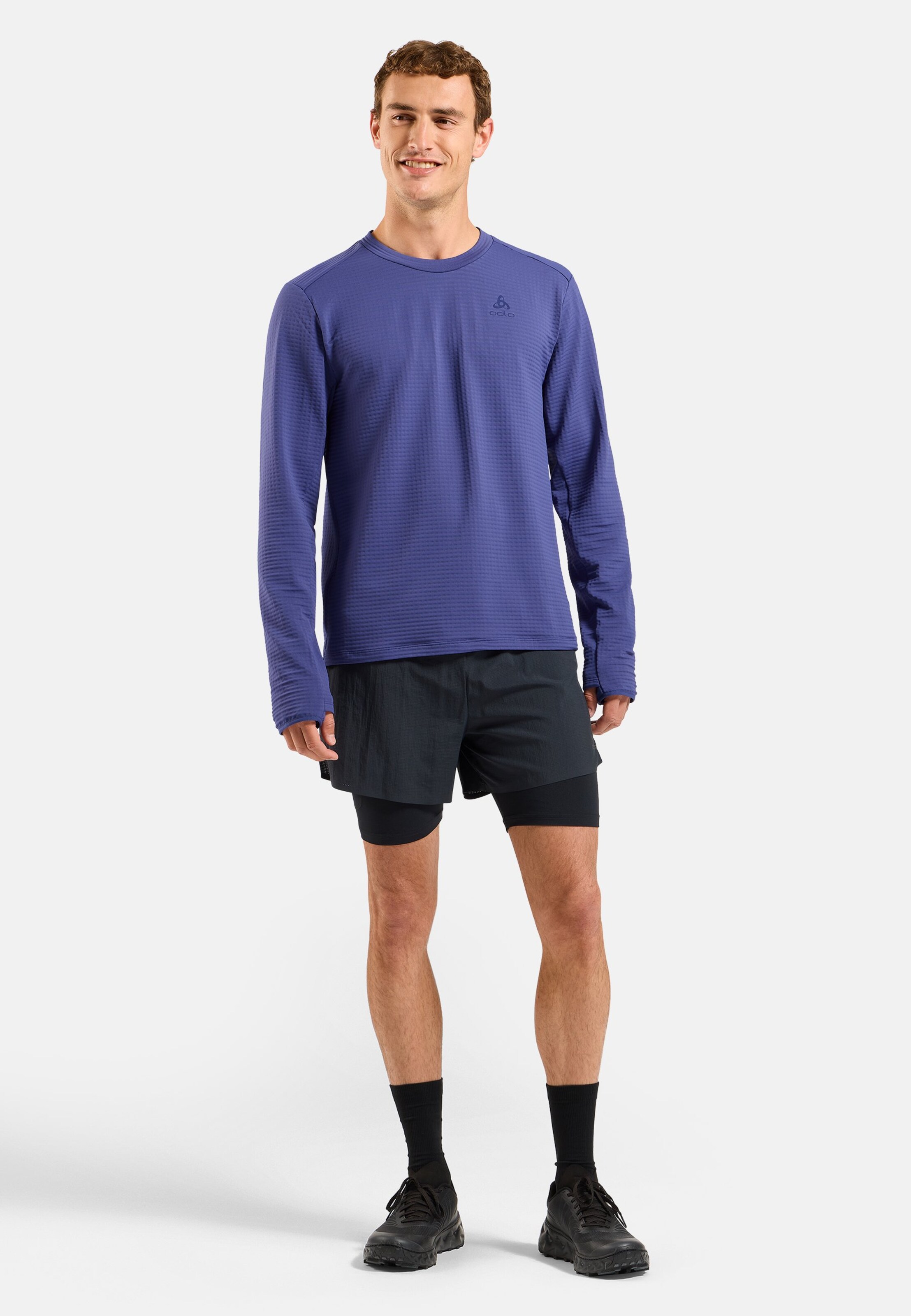 Essentials Thermal Laufshirt mit Rundhalsausschnitt in Skipper Blue