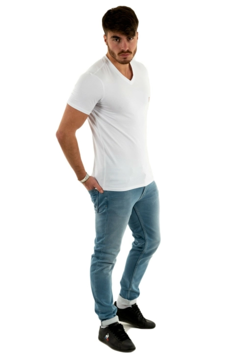 Tee shirt guess jeans core g011 pure white