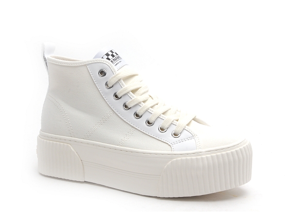 No name boots bottine femme iron mid blanc