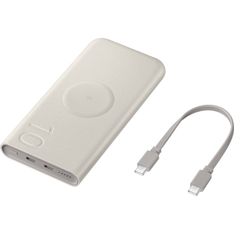 Samsung EB-U2510XUEGEU banque d'alimentation électrique 10000 mAh Recharge sans fil Beige