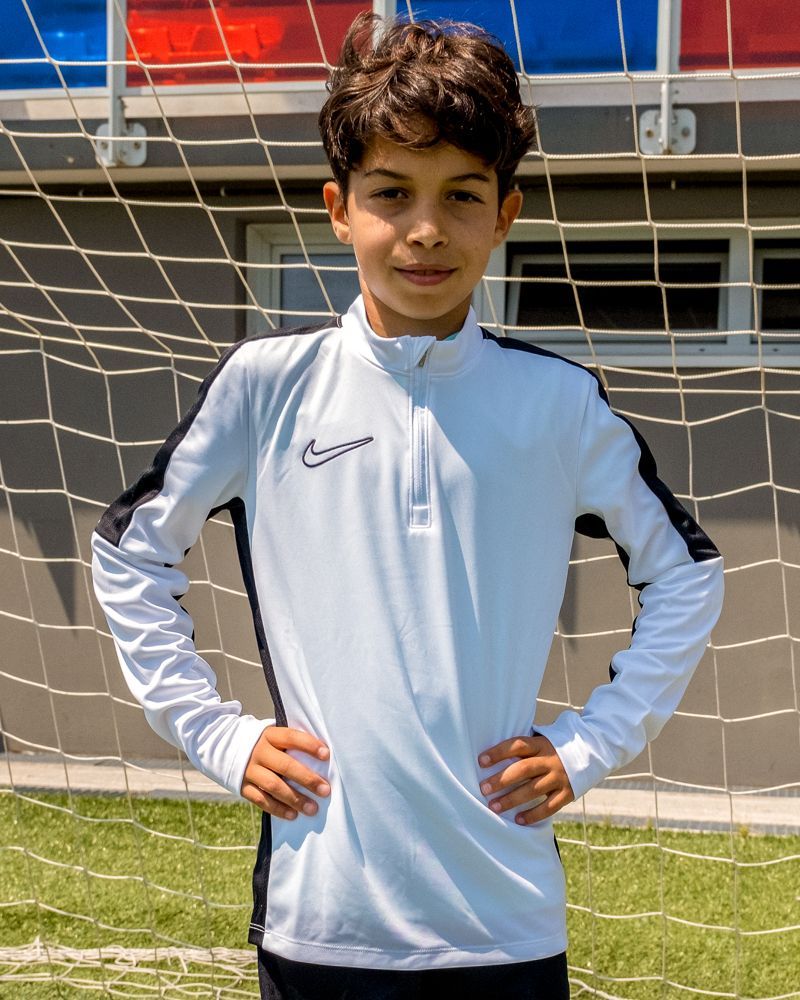 Haut d'entrainement 1/4 Zip Nike Academy 23 Blanc pour enfant
