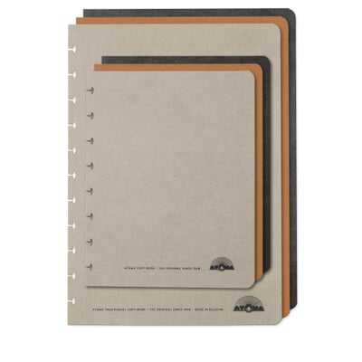Satz Atoma Texondeckel A4, Grau