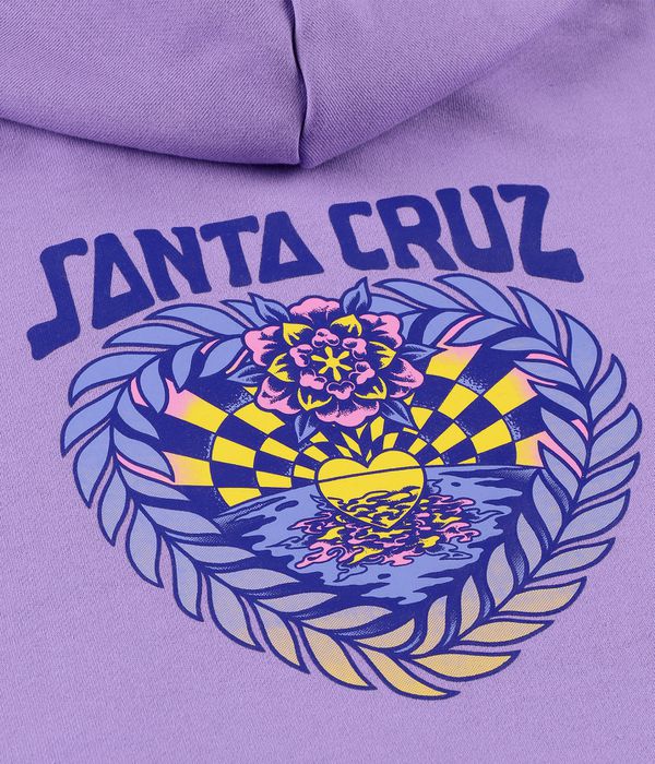 Santa Cruz Heart Set Hoodie women (meta mauve)