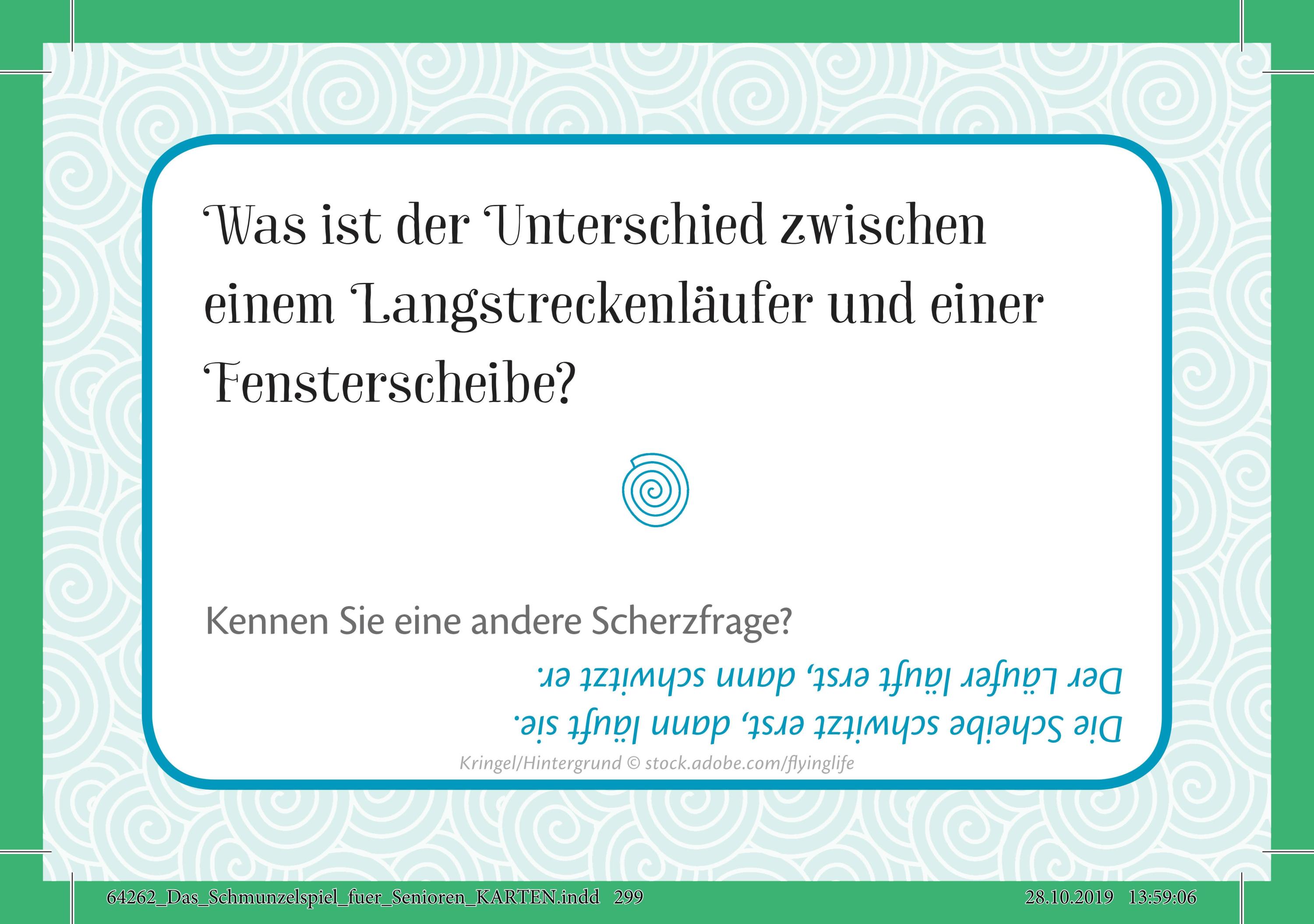 Das Schmunzelspiel für Senioren