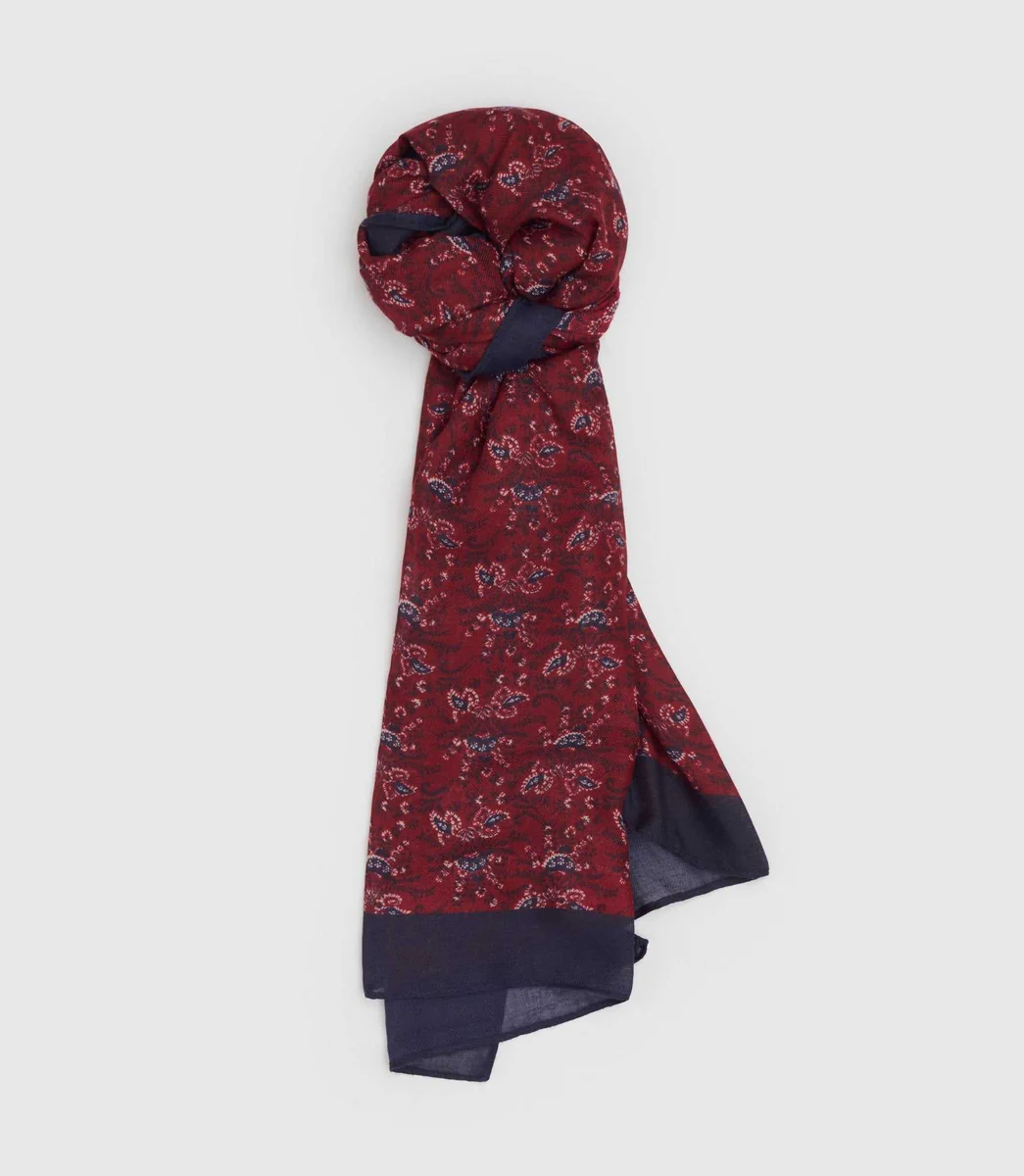 Echarpe bordeaux  