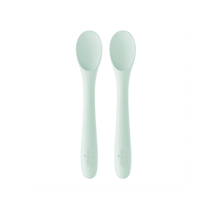 Lot de 2 cuillères en silicone 4M+