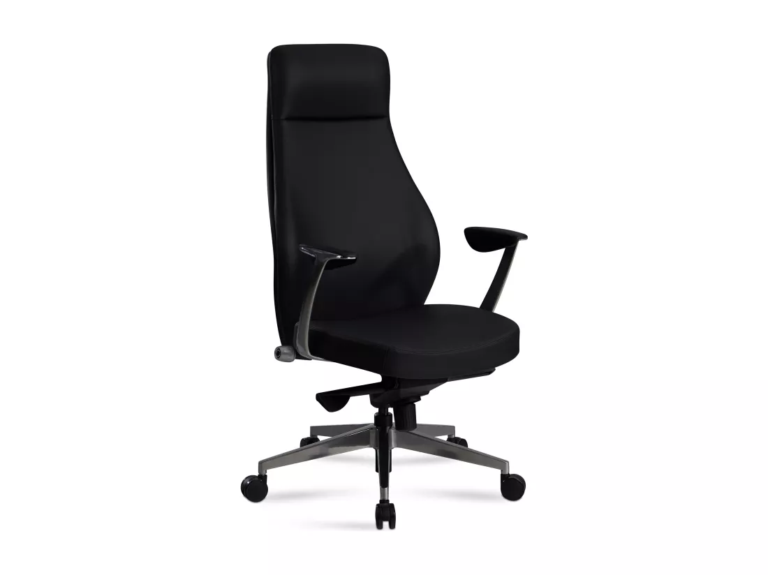 Chaise de Bureau Simili Cuir Fauteuil Ergonomique Siège Pivotante 120kg