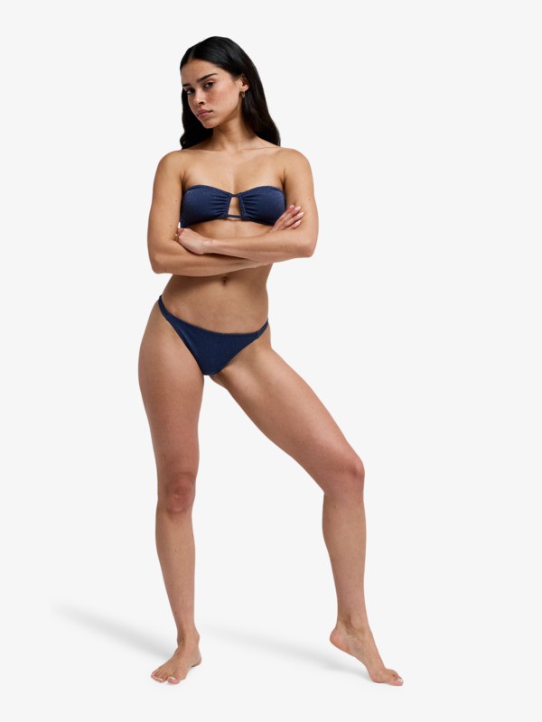 Roxy Shine Bandeau Haut de bikini bandeau Bleu Femme
