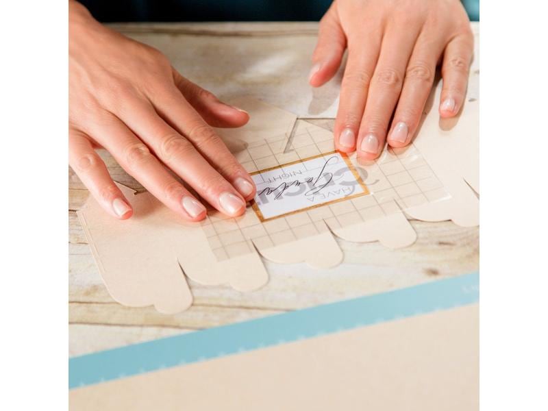 Cricut Transferpapier 30.5 x 640 cm, 1 Stück, Weiss Transferband für Cricut Vinyl-Schnitte