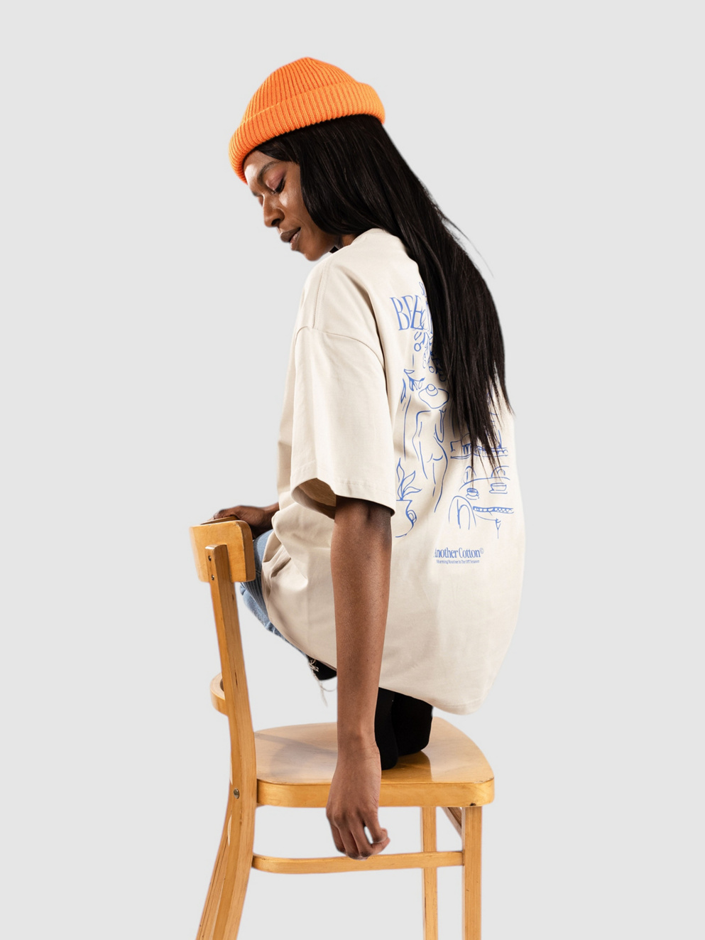 Another Cotton Lab Sunday Breakfast T-Shirt off white