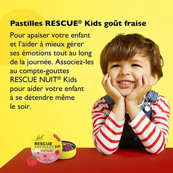 RESCUE Kids – Pastilhas Infantis Sabor Morango