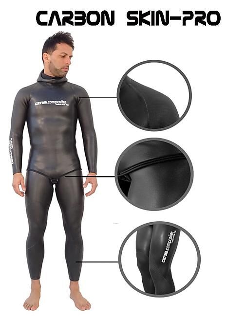 CETMA COMPOSITES - COMBINAISON FREDIVING CARBON SKIN 3MM