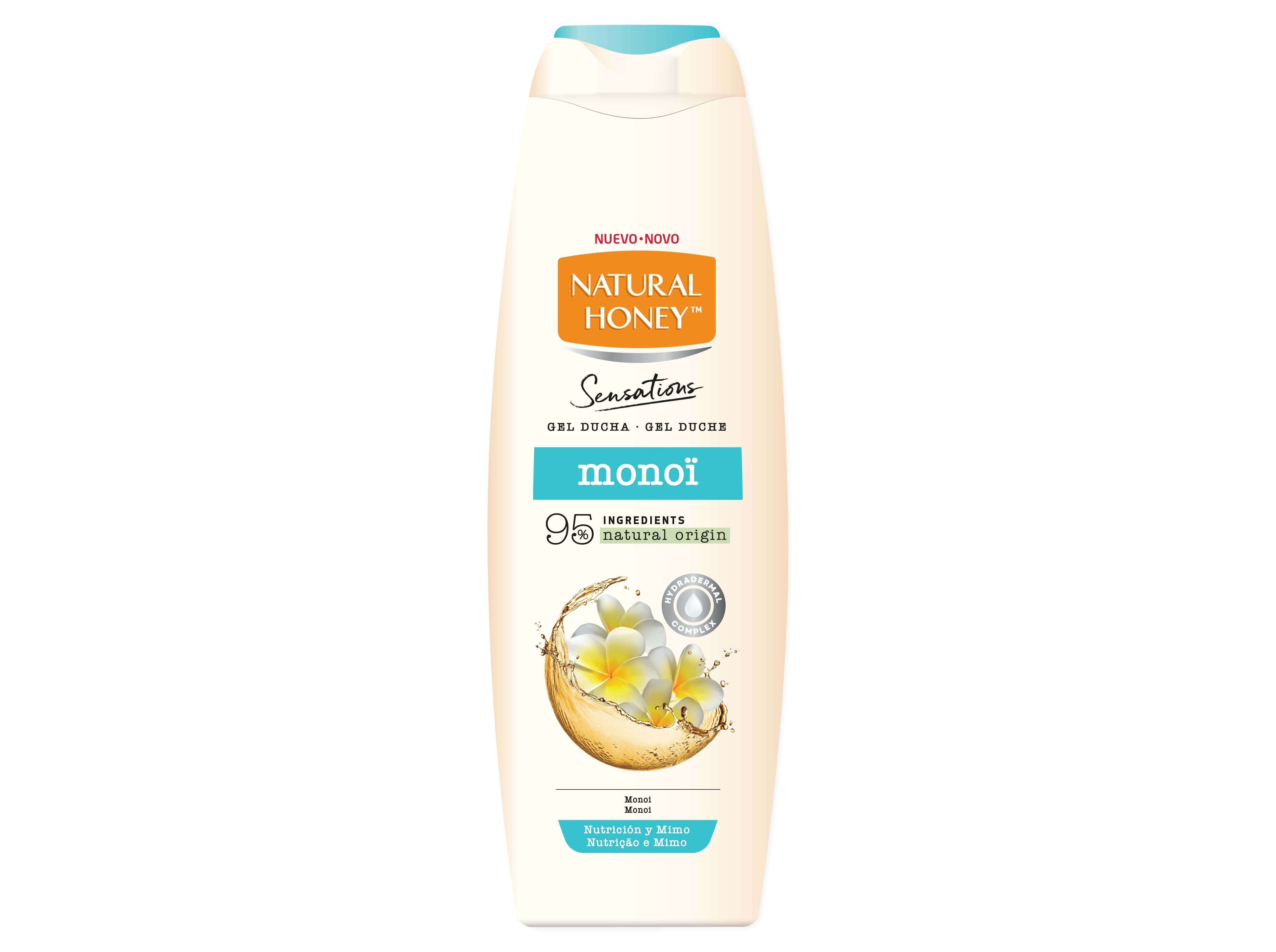GEL BANHO NATURAL HONEY SENSATIONS MONOI 650 ML