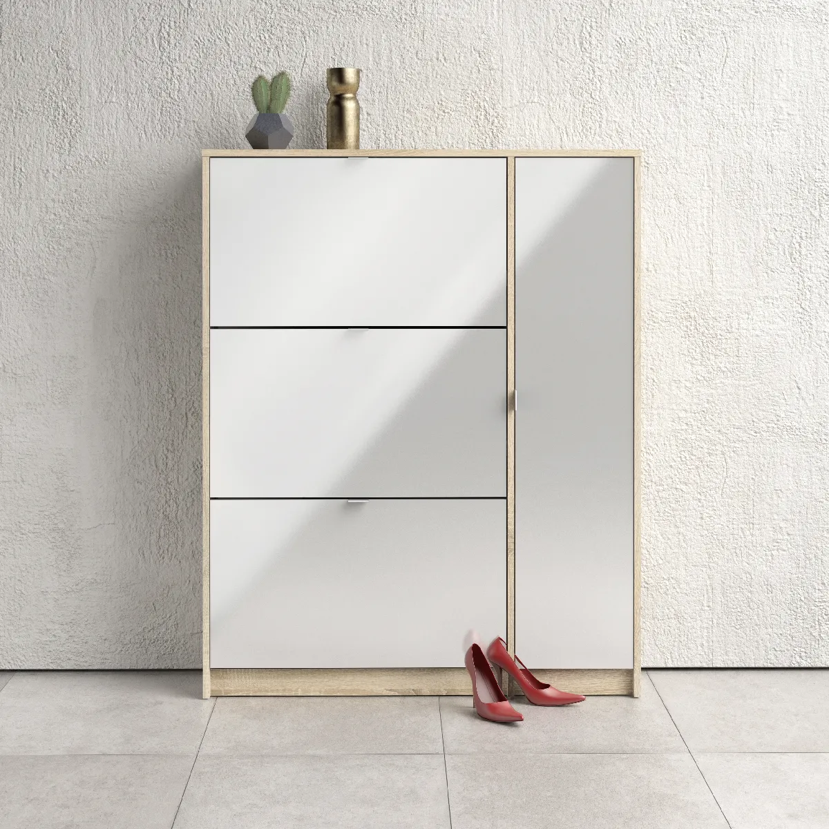 Alter Meuble à chaussures double profondeur