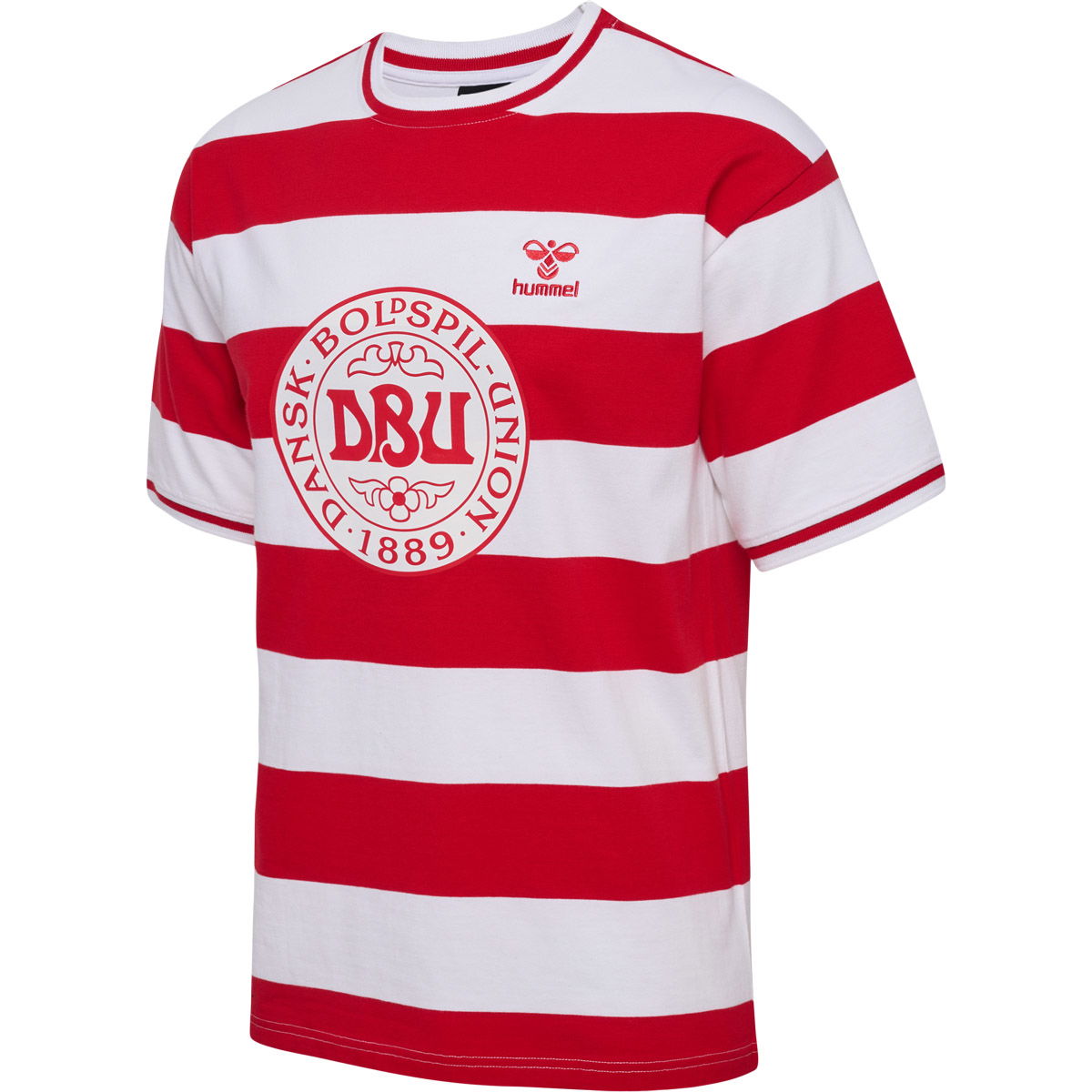 DBU Fan 24 Striped T-shirt Børn