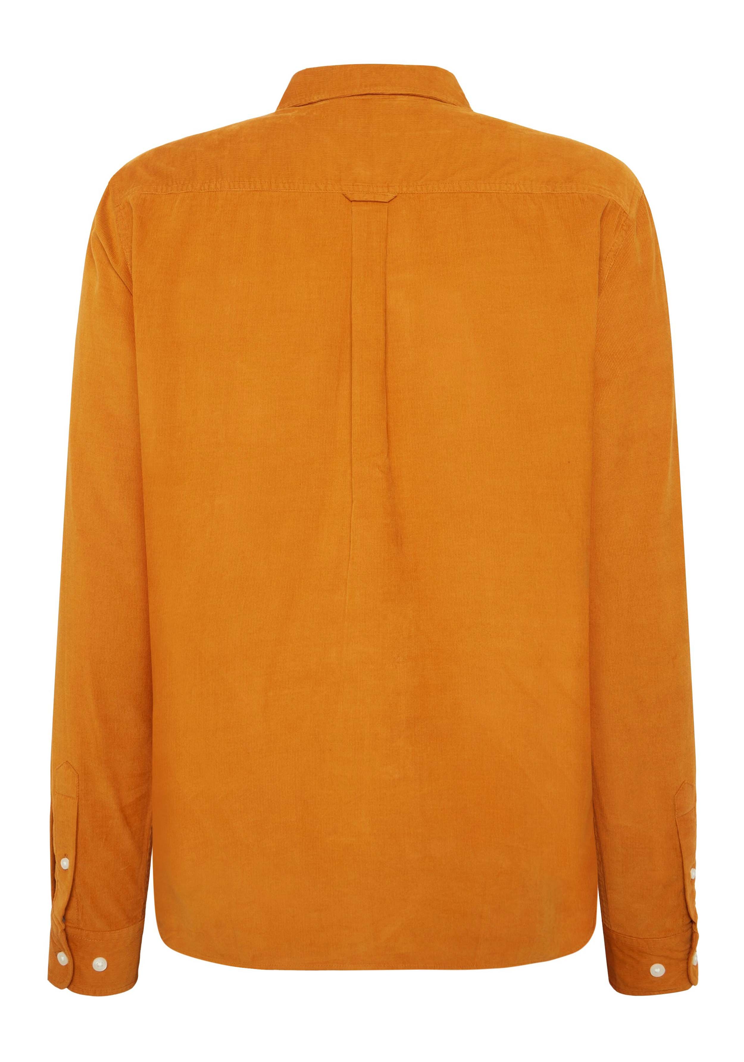 Knowledge Cotton Apparel Cord-Hemd Pumpkin Spice
