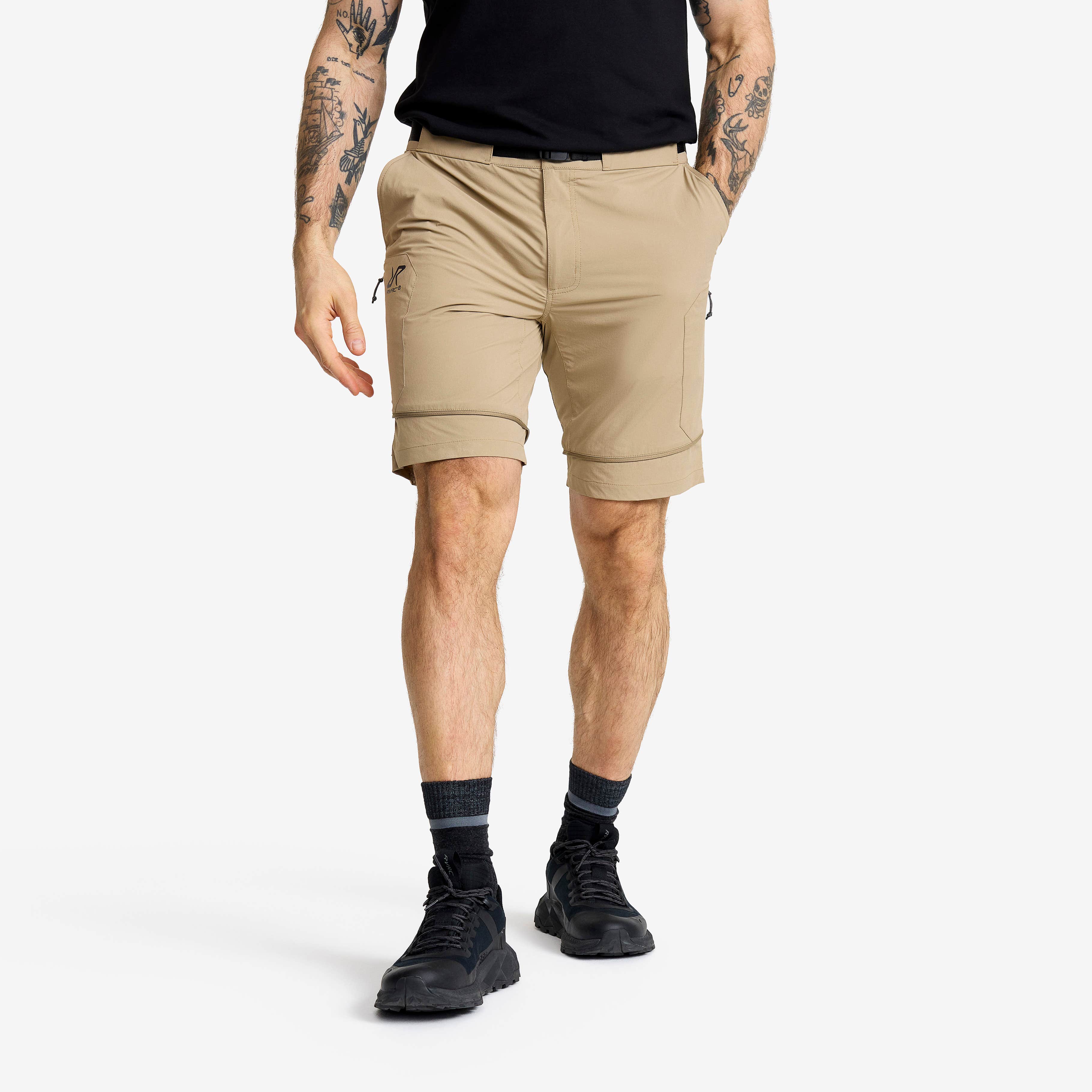 Elevate Hiking Zip-off Pants Herre Khaki
