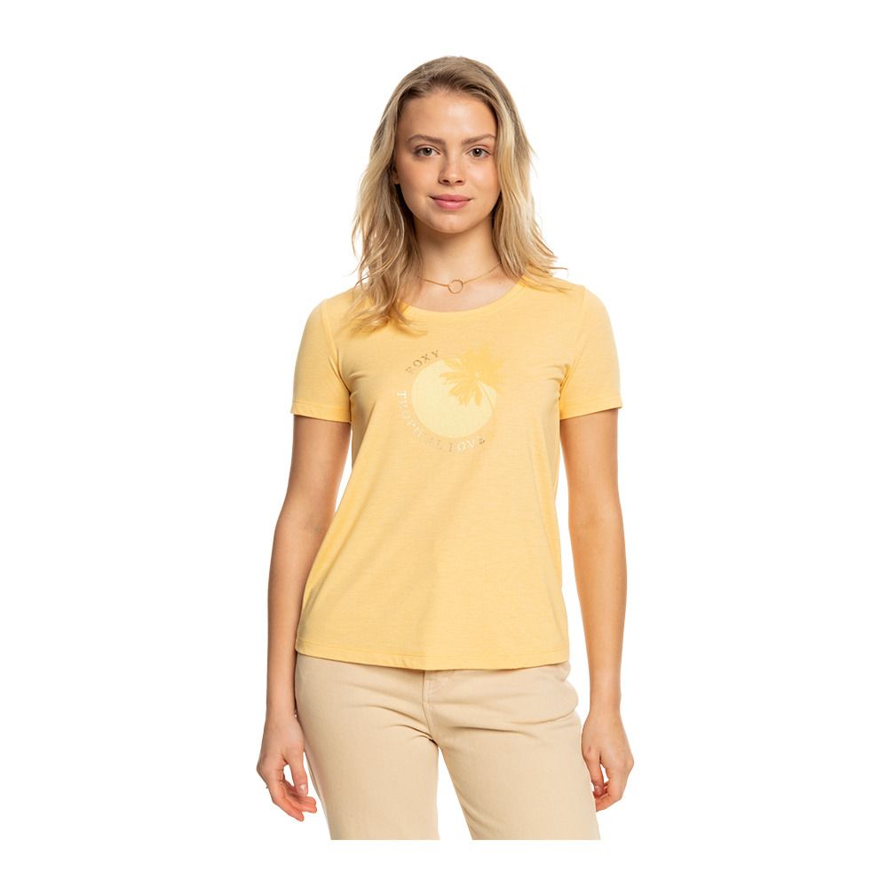 Roxy CHASING THE WAVE - Tee-shirt Femme flax