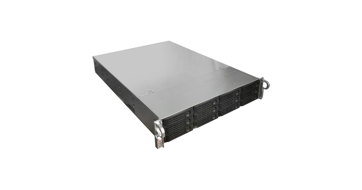 AsustorXPANSTOR 12 (AX7012R) nas  (Zwart/metaal)