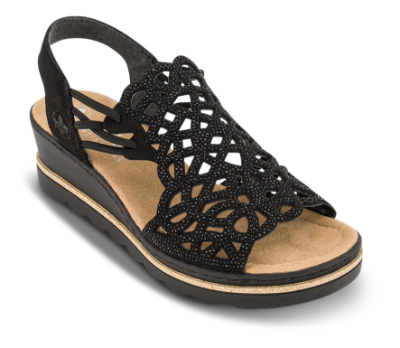 Rieker Sandal Sort 67465-00