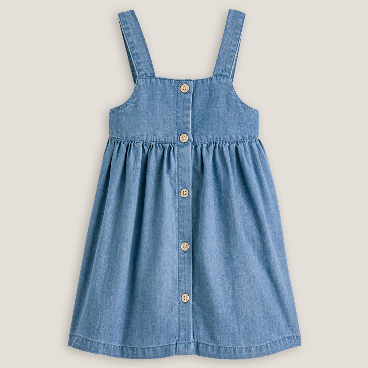 COLEÇÕES LA REDOUTE<br>Vestido jeans com alças