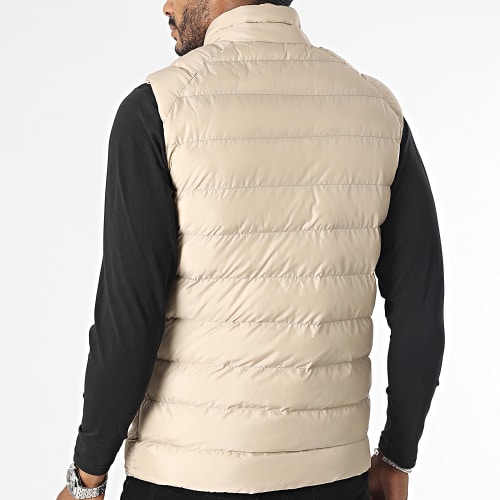 Doudoune Sans Manches Beige