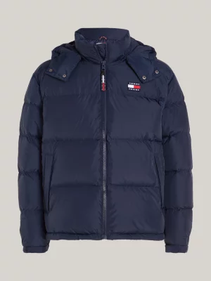 Jaqueta puffer casual Alaska com logo