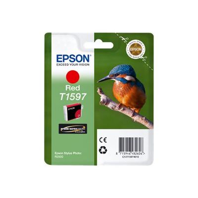 Epson T1597 Martin pêcheur - rouge - cartouche d'encre originale