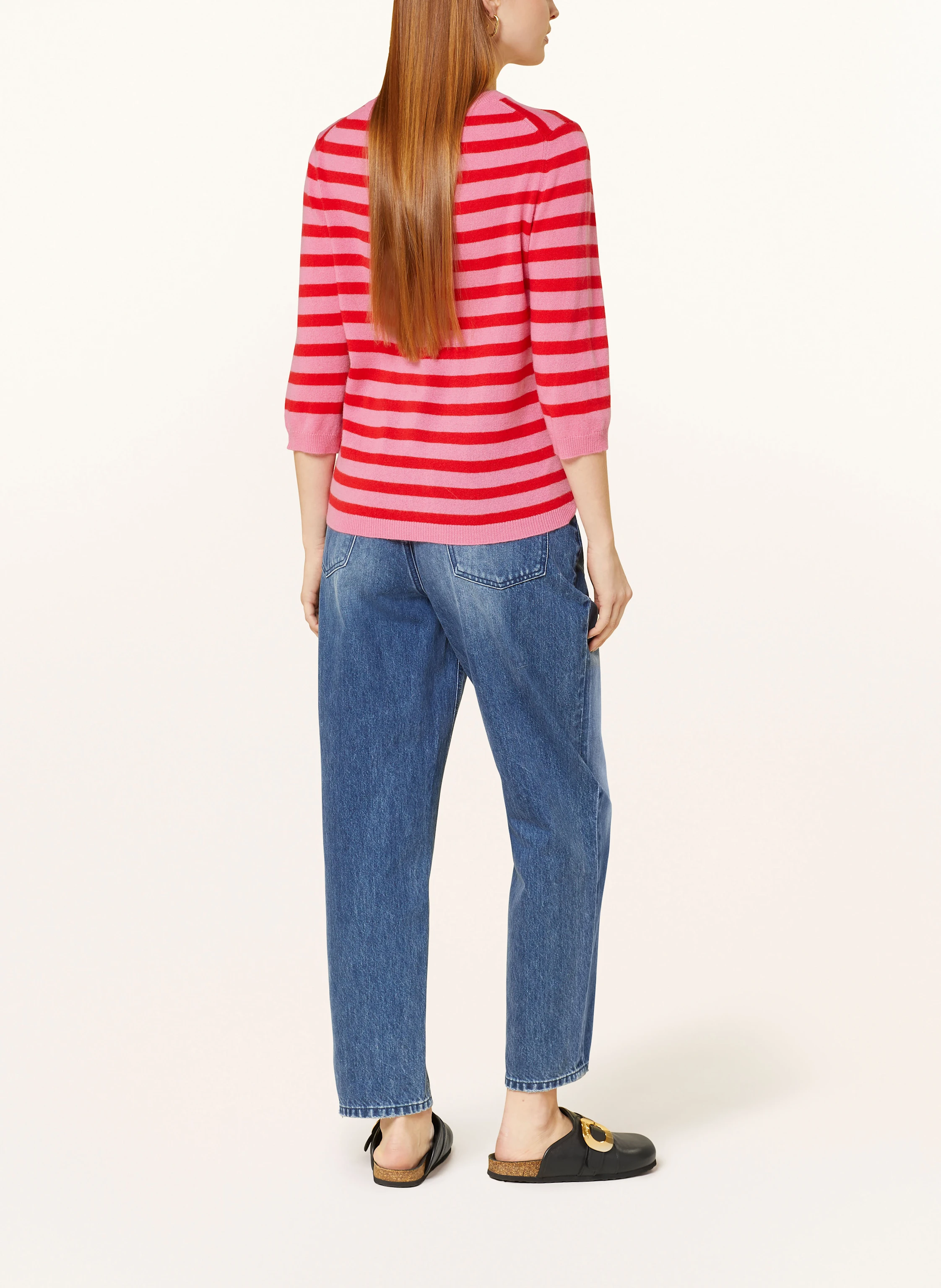 darling harbour Cashmere-Pullover mit 3/4-Arm