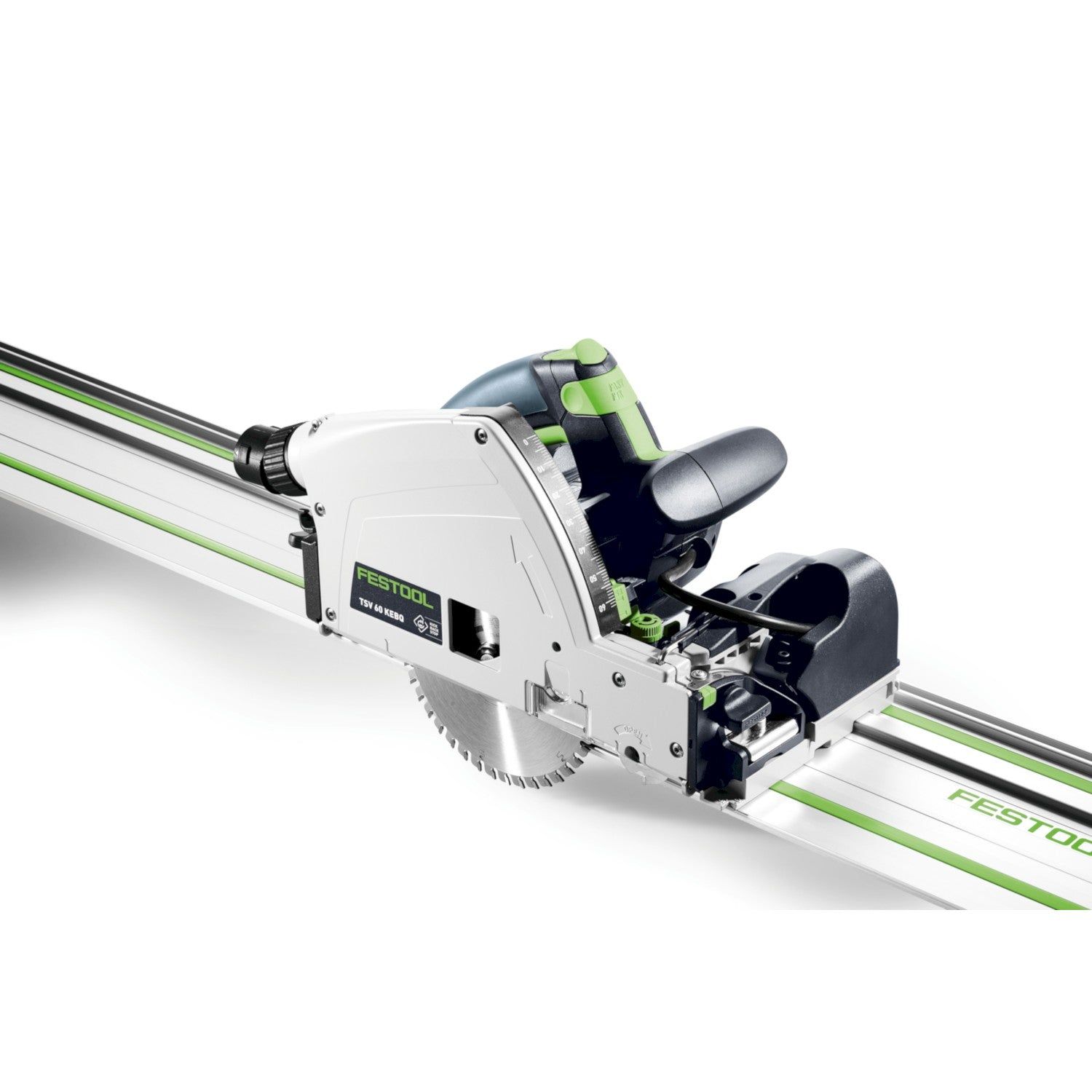 Festool TSV 60 KEBQ-Plus-FS Invalzaag met voorritsfunctie in Systainer   FS 1900/2 Geleiderail - 577743