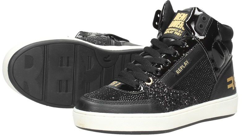 Replay Cobra Mid zwart