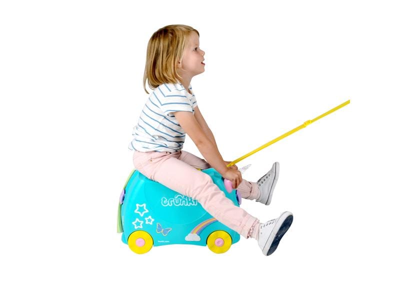 Trunki Reisetrolley Einhorn Una Türkis Reisekoffer für Kinder
