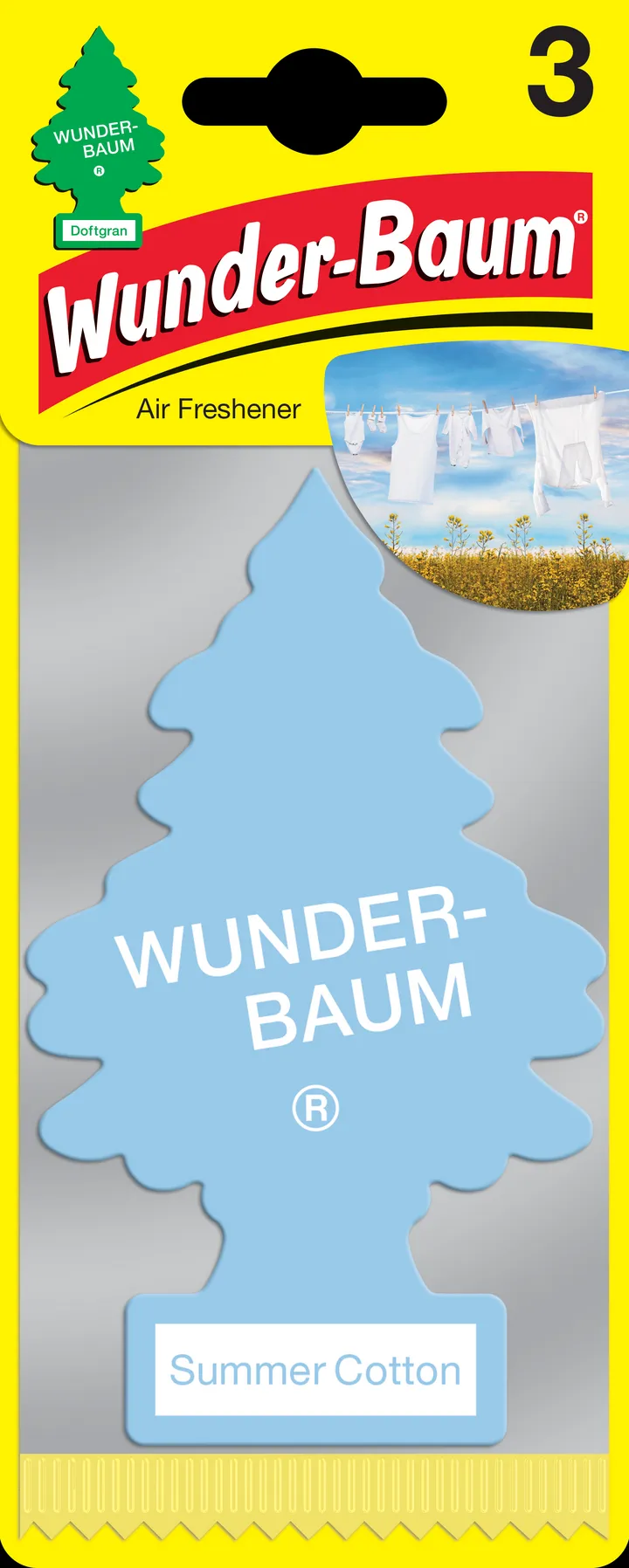 WunderBaum Dufttræ Summer Cotton - 3 stk.