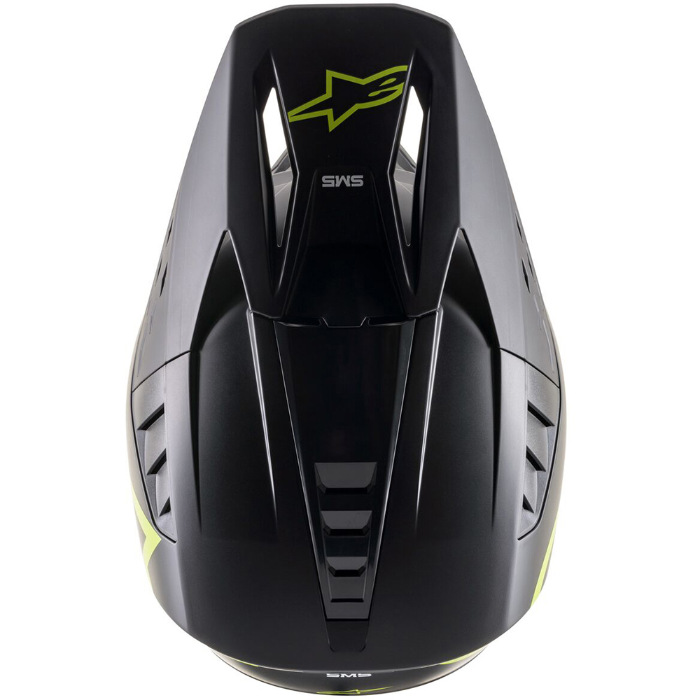 Alpinestars - Casque S-M5 Compass Noir / Jaune fluo