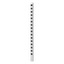 Endestolpe for stakitt 180 cm
