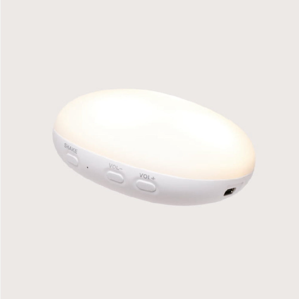 Køb Moonie Polar 2.0 Organic Humming Bjørn Med Pink Noise og en Lampe