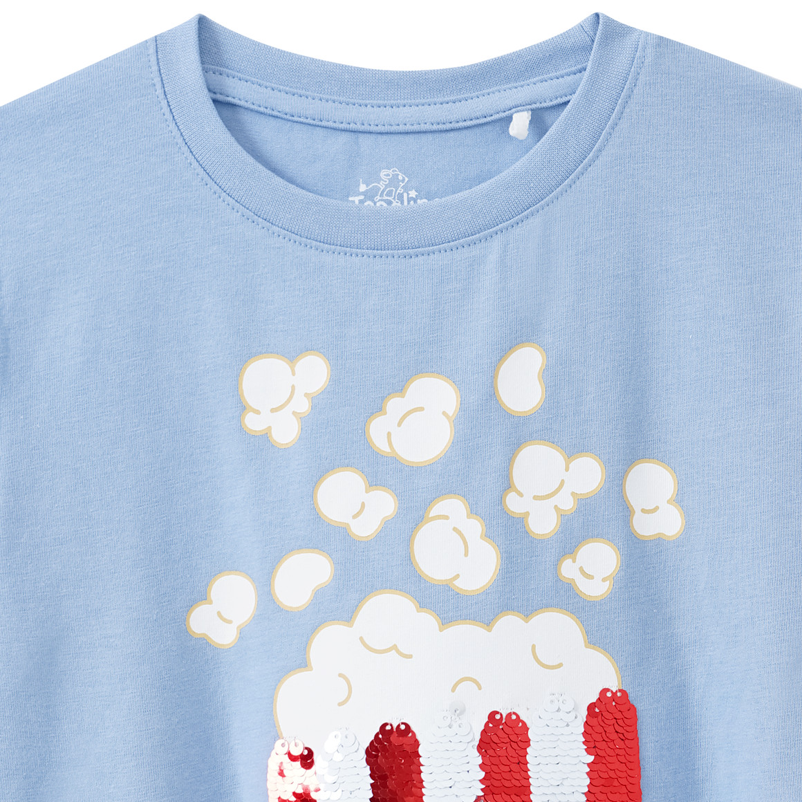 Topolino Jungen T-Shirt mit Wendepailletten hellblau