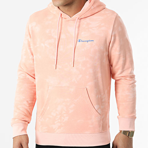 Sweat Capuche Tie Dye 217255 Rose