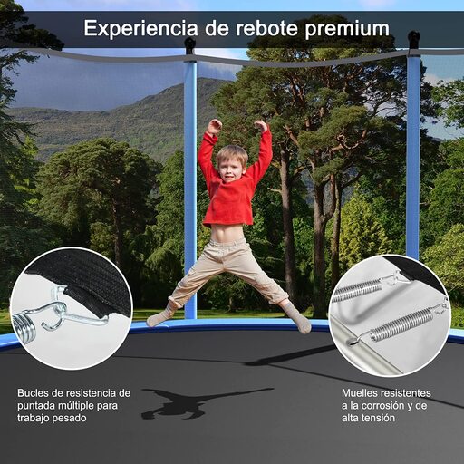 Cama elástica externa Costway de 305 cm