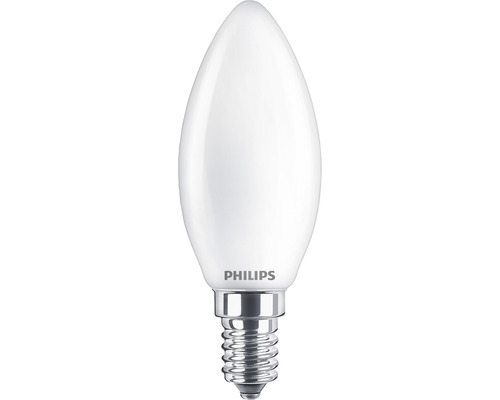 LED kaarslamp, dimbaar, B35 mat, E14/3,4W (40W), 470 lm, 2200-2700 K, warm wit, warme gloed