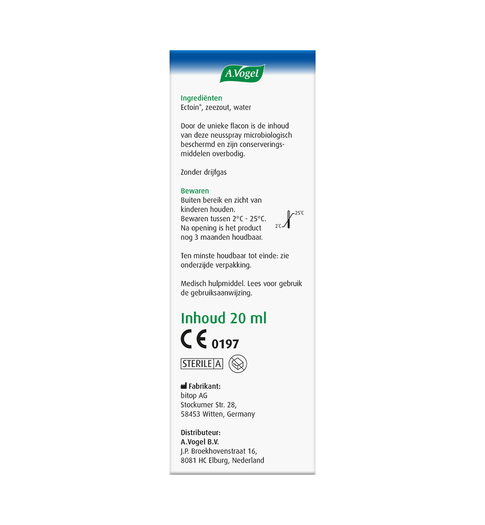 A.Vogel Pollinosan hooikoorts neusspray (20 ml)